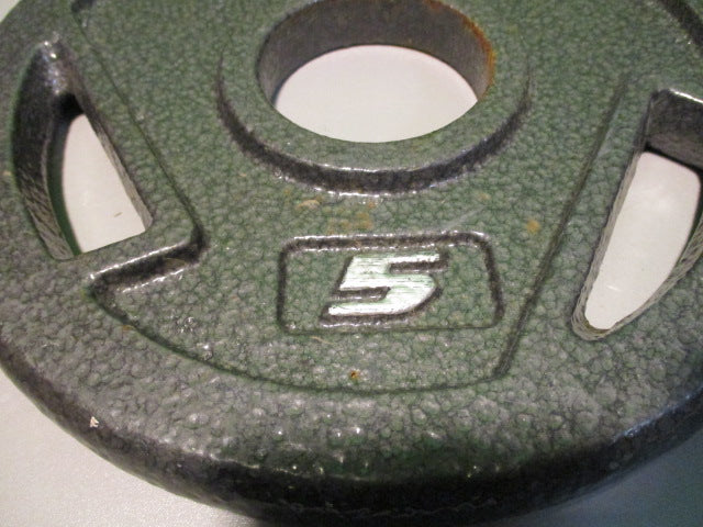 Load image into Gallery viewer, Used CAP 5 LB Cast Iron Weight Plate
