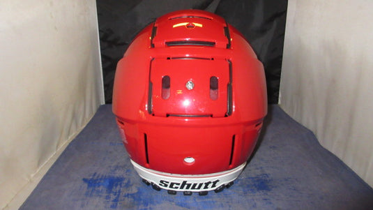 New Schutt 2025 F7 LX1 Youth Football Helmet Matte Red Size Medium