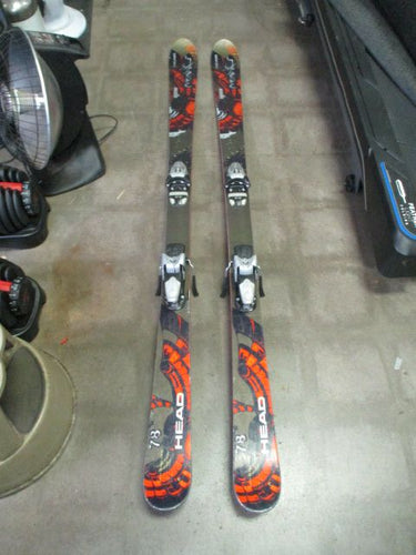 Used Head Intelligence 178cm Powder Skis w/ Head LD Bindings - small chips