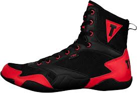 Load image into Gallery viewer, New Title Charged Boxing Shoes Adult Size 14 - Black/Red
