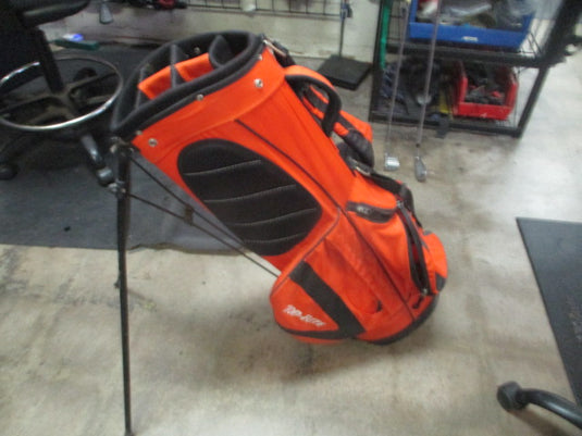 Used Top Flite Orange Stand Golf Bag