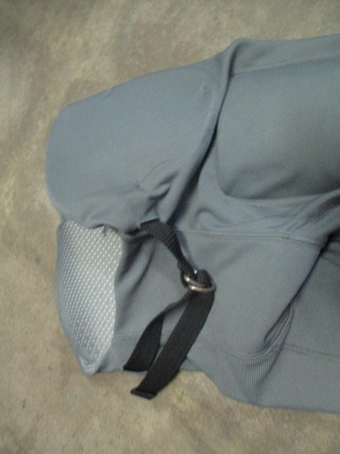 Used A4 Grey Football Pants w/ Pads Size Youth Medium