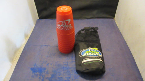 Used Speed Stacks Cups - 10 Cups - small wear - one crack
