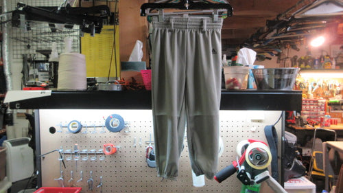 Used Adidas Pull-up Baseball Pants -  Youth Small - Grey