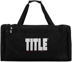 New Title Boxing Deluxe Gear Bag - Black