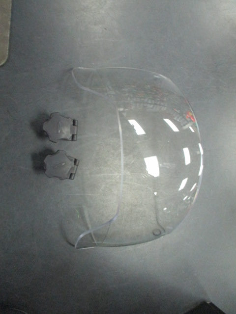 Load image into Gallery viewer, Used Oakley Clear Helmet Visor With Clips
