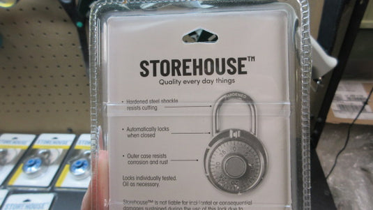 New Storehouse 2" Combination Lock
