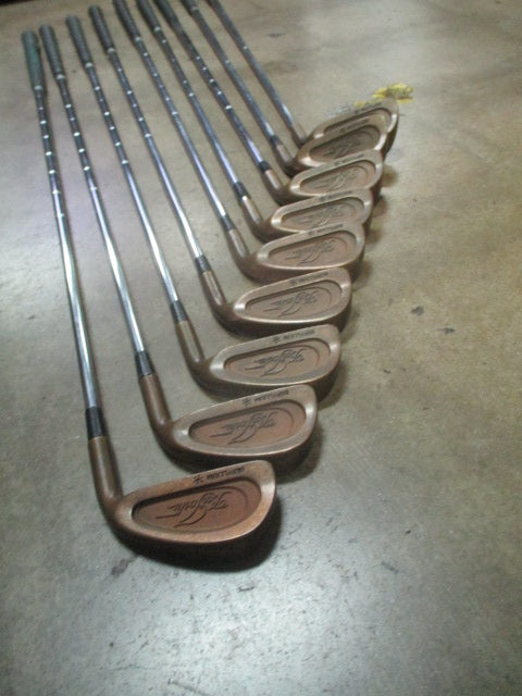 Used Bob Toski beryllium copper heads IRON SET 3-PW SW RH steel haft