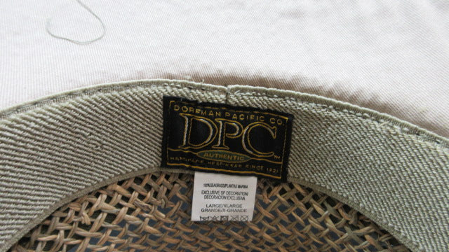 Load image into Gallery viewer, DPC Wedgerfield Country Club Straw Sun Hat
