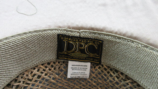 DPC Wedgerfield Country Club Straw Sun Hat