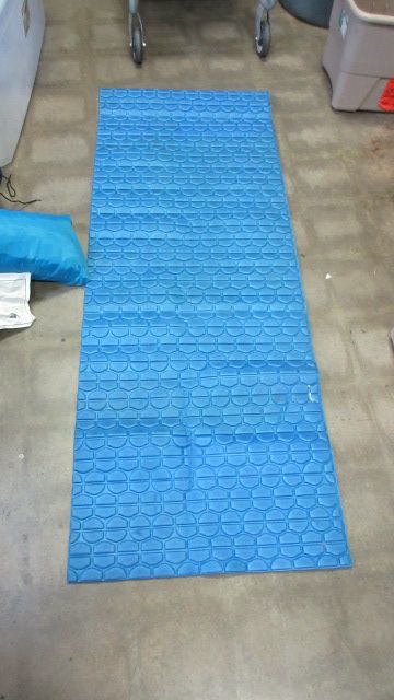 Load image into Gallery viewer, Used Blue Foam Sleeping Pad
