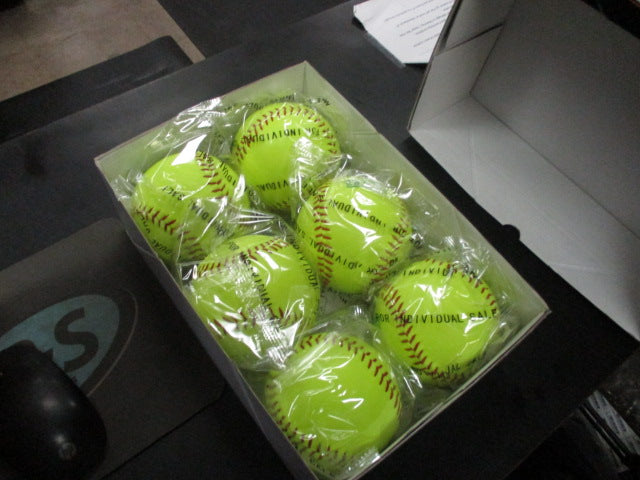 Load image into Gallery viewer, Used Dicks Sporting Goods 12&quot; Softballs 6 pack -NIB
