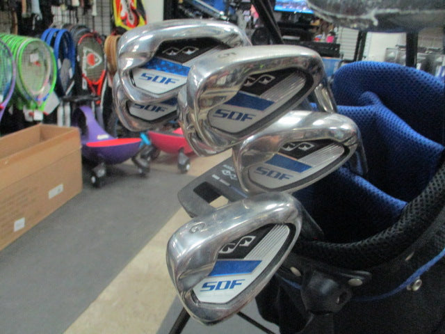 Load image into Gallery viewer, Used Snake Eyes SDF 15 Piece Complete Golf Set w/ Bag
