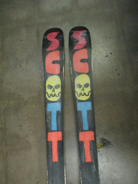 Used Scott P3 168cm Dual Tip Downhill Skis With Rossignol Bindings