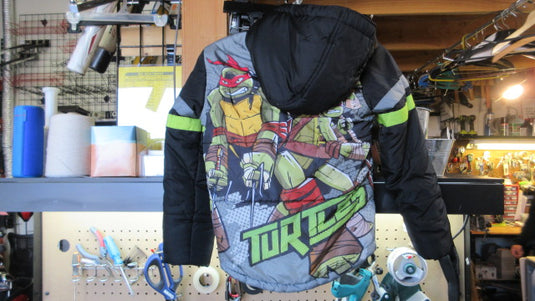 Used Nickelodeon Ninja Turtles Winter Coat - Size Medium (8)