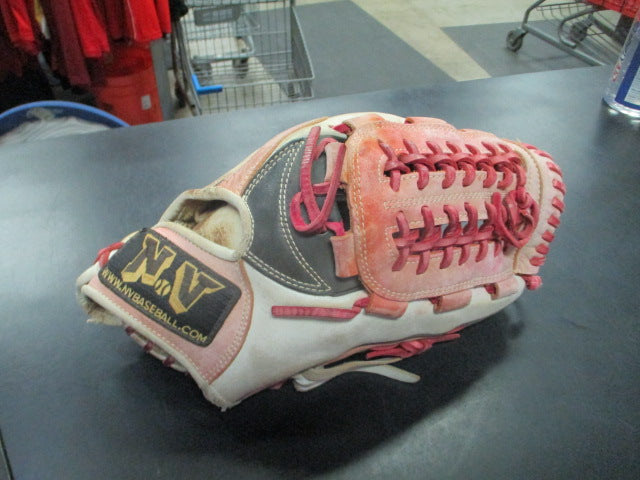 Load image into Gallery viewer, Used NV Baseball Pro Series Custom 12" ball Glove in Red
