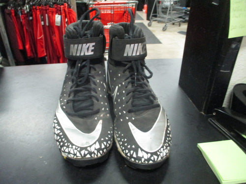 Used Nike Savage Shark Size 9.5 High Top Football Cleats