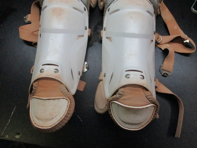 Load image into Gallery viewer, Used Easton X Jen Schro Catchers Shin Guards - Size Small
