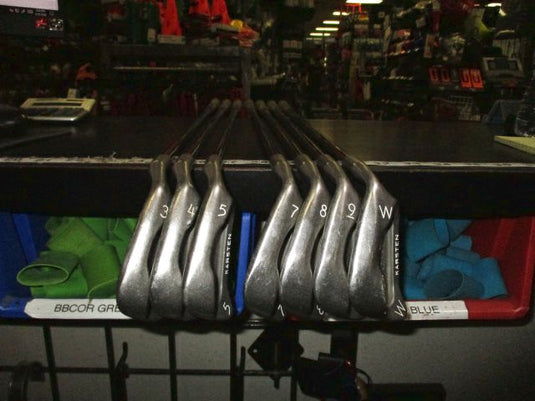 Used PING Zing Black Dot Karsten Right Hand 7 pc Iron Set 3-5 7-9i, W