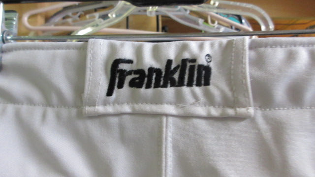 Load image into Gallery viewer, Used Franklin Baseball Pants Elastic Bottom Youth Medium - White
