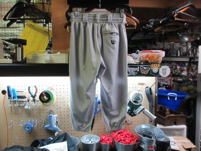 Load image into Gallery viewer, Used Wilson Elastic Bottom Baseball Pants - Size Youth Large
