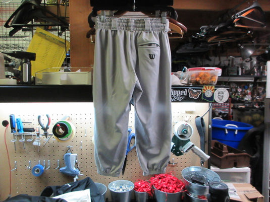 Used Wilson Elastic Bottom Baseball Pants - Size Youth Large