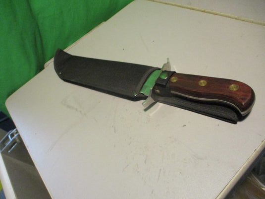 Used Timber Rattler Tang Bowie Hunting Knife