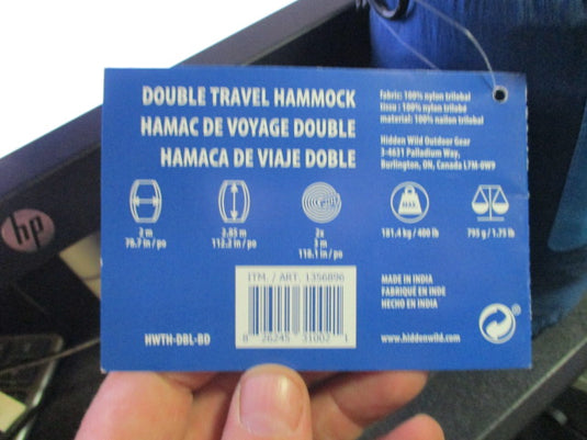 Hidden Wild Double Travel HAMMOCK