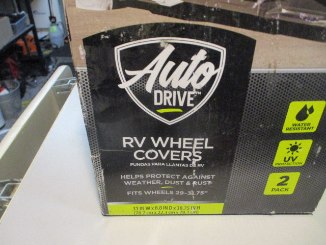 Load image into Gallery viewer, Used Auto Drive RV Wheel Covers Set of 2
