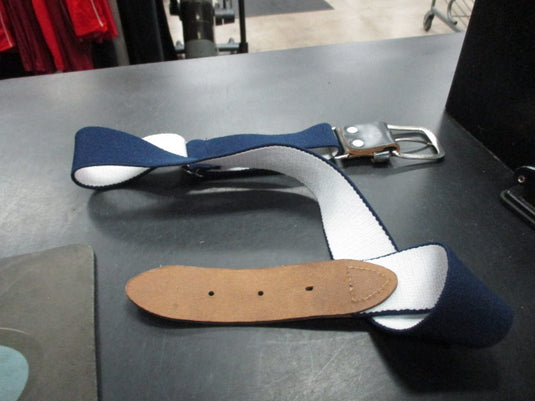 Used Dark Blue Adult Baseball Belt