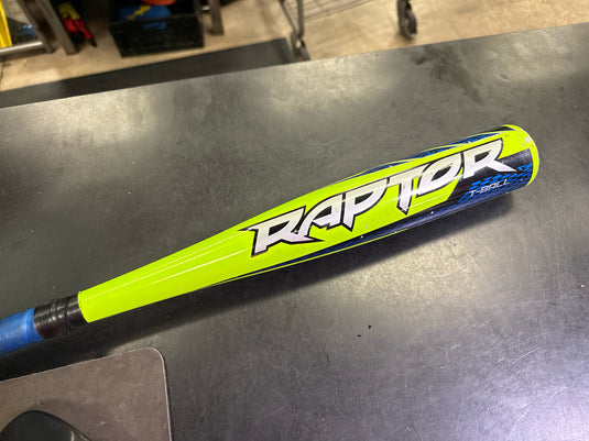 Used Rawlings Raptor USA T-Ball Baseball Bat 24 in 12 oz -12