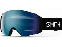 New Smith 4D Mag S Black/Chromapop Everyday Blue Mirror Ski Goggles - Small