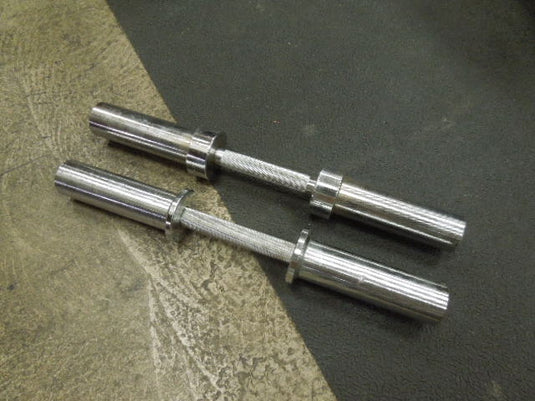 Used Olympic Chrome Single Dumbbell Handle