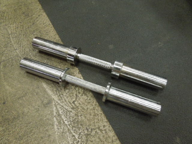 Load image into Gallery viewer, Used Olympic Chrome Single Dumbbell Handle
