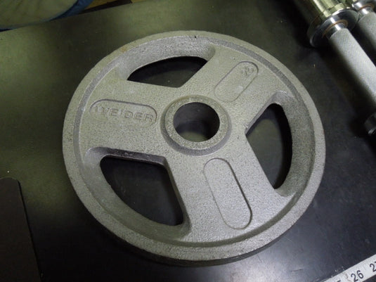 Used Weider 25 lb Cast Iron Olympic Plate