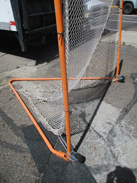 Used Champion Sports Folding Lacrosse Goal With Some Net Damage