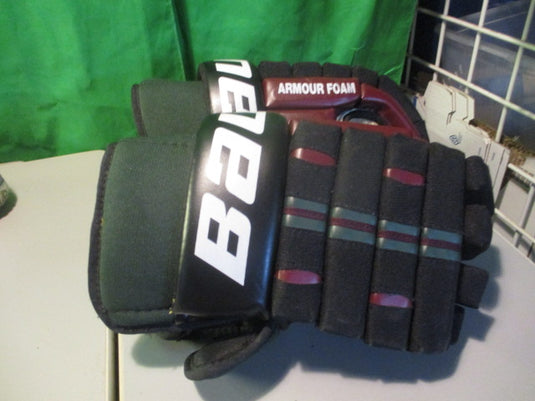 Used Bauer Armour Foam Hockey Gloves Adult