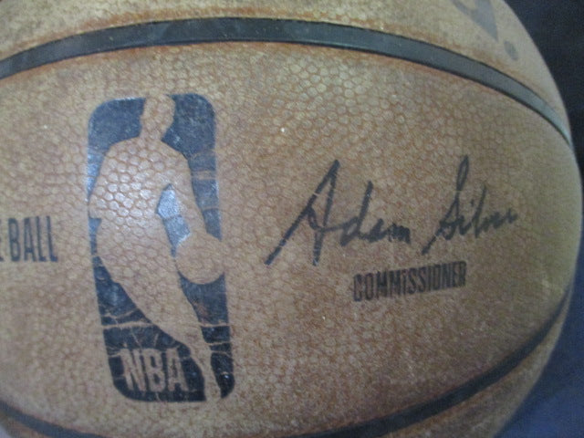 Load image into Gallery viewer, Used Spalding Official Leather Game Ball Capital City Go-Go 20-21
