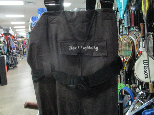 Used Dark Lightning Chest Waders Breathable Basic - Adult
