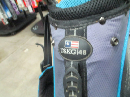Used US Kids USKG 48 Jr Gold Stand Bag W/ Strap