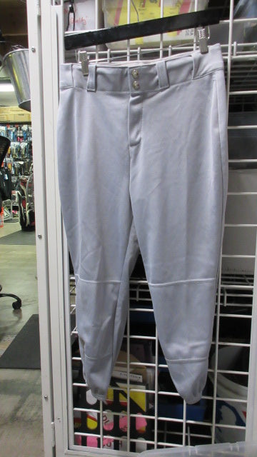 Used Wilson White Baseball Pants W/ Elastic Bottoms Size Youth XL