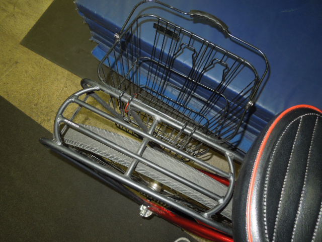 Load image into Gallery viewer, Used Phat Cycles Rumble Beach Cruiser 29" Wheels in Cherry Red
