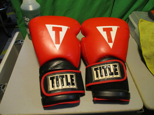 Used Title Boxing 24OZ Training Boxing Gloves