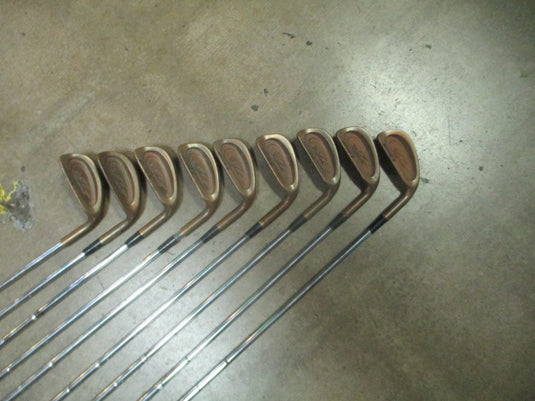 Used Bob Toski beryllium copper heads IRON SET 3-PW SW RH steel haft