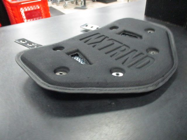 Load image into Gallery viewer, Used NXTRND Chrome Blue Adult Football Backplate (No Hardware)
