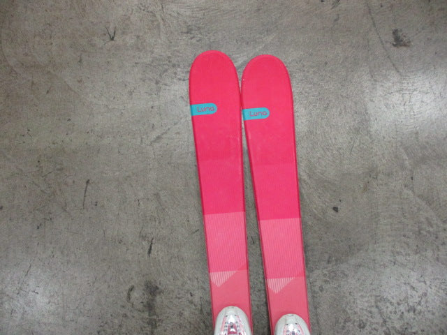 Load image into Gallery viewer, Used Axis Luna Downhill Skis w/ Marker Bindings Size 130cm
