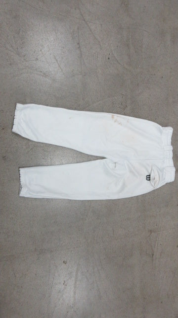 Used Wilson Youth Medium Elastic Bottoms Baseball Pants