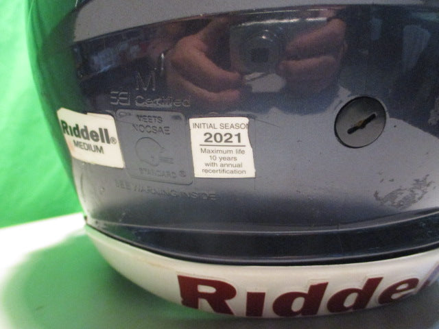 Load image into Gallery viewer, Used Riddell Speed Icon Size Youth Medium Football Helmet - Initial Season 2021

