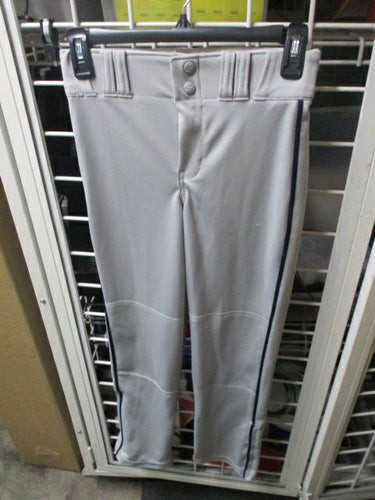 Used Champro Open Bottom Adjustable Navy Piped Pants Youth Size Medium