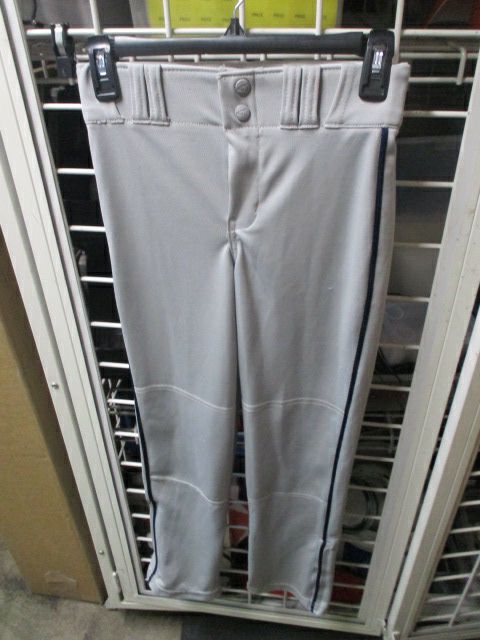 Used Champro Open Bottom Adjustable Navy Piped Pants Youth Size Medium